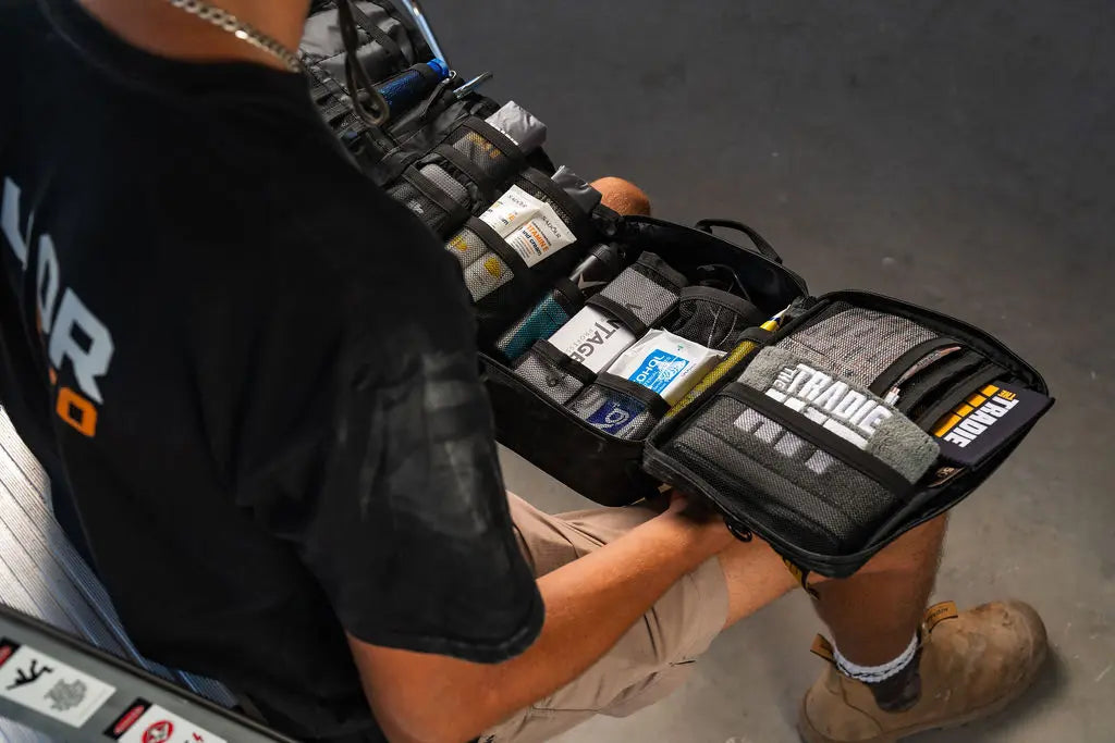 The Tradie Kit in use